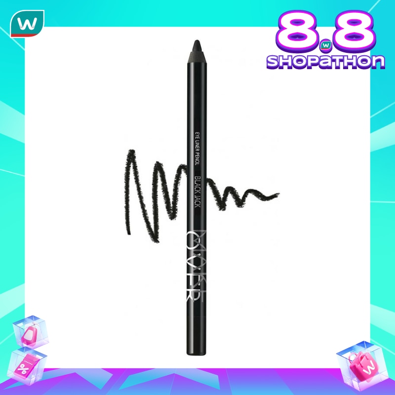 MAKE OVER Make Over Eye Liner Pencil Black Jack