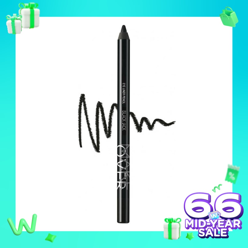 MAKE OVER Make Over Eye Liner Pencil Black Jack