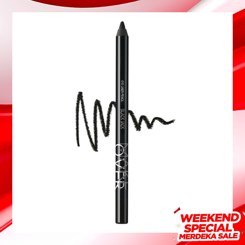 MAKE OVER Make Over Eye Liner Pencil Black Jack