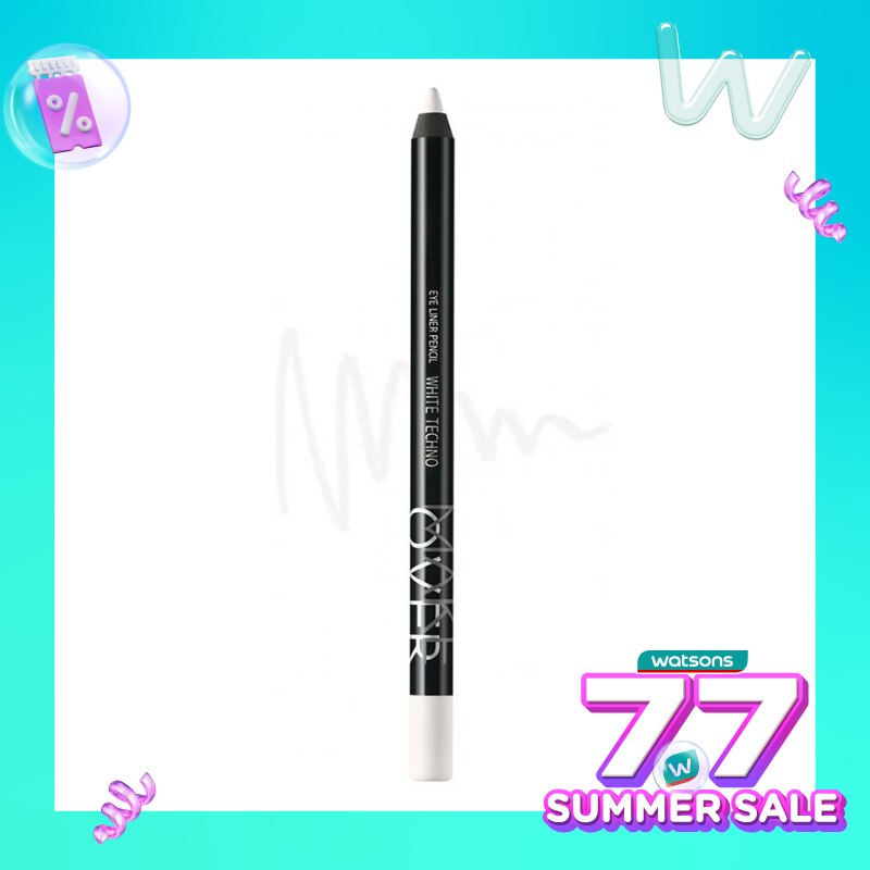 Make Over Eye Liner Pencil White Techno