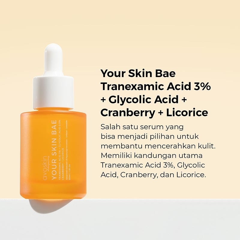Your Skin Bae Serum Tranexamic Acid 3% + Glycolic Acid 0.5% + Cranberry + Licorice 30ml image