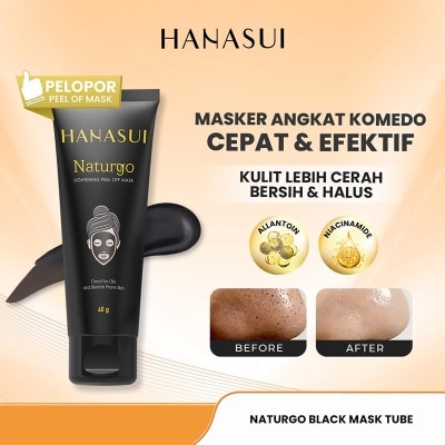 HANASUI - Naturgo Black Peel Off Mask Tube 60ml image