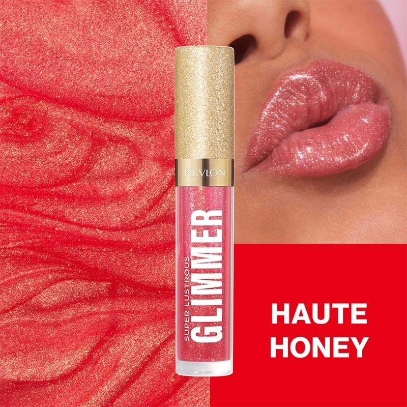 Super Lustrous Glimmer Gloss Haute Honey 3.8ml image