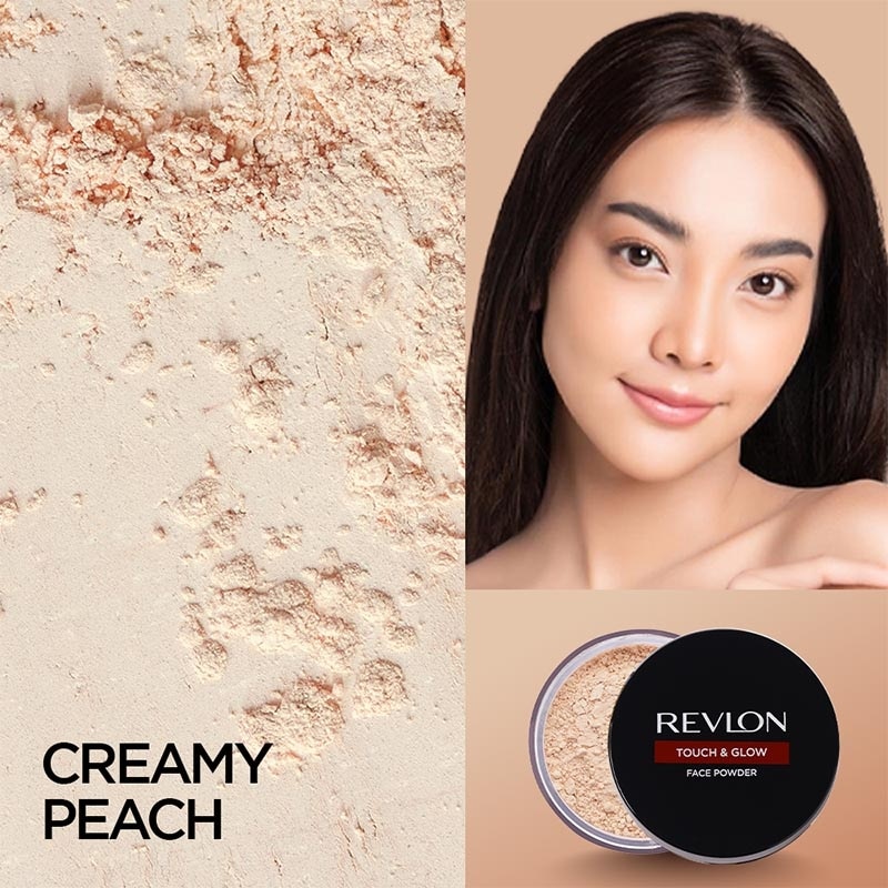 Touch & Glow Face Powder Creamy Peach 43g
