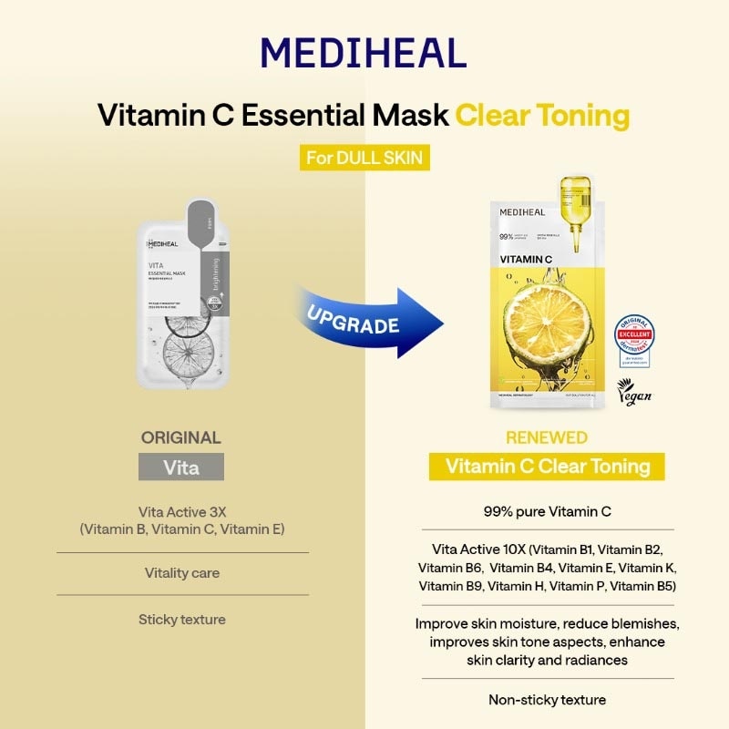 Vitamin C Clear Toning Essential Mask 24ml