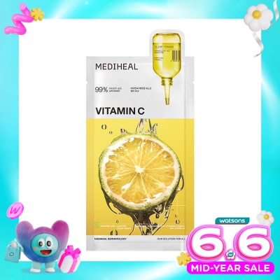 MEDIHEAL - Vitamin C Clear Toning Essential Mask 24ml