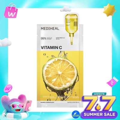 MEDIHEAL - Vitamin C Clear Toning Essential Mask 24ml