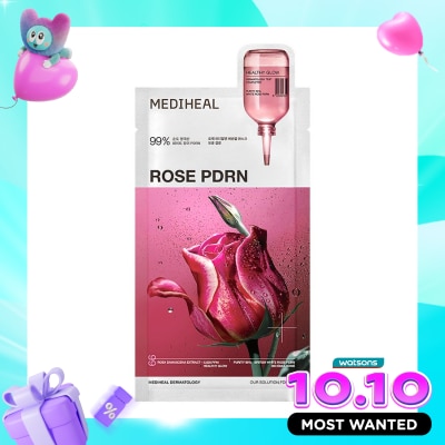 MEDIHEAL Rose PDRN Healthy Glow Essential Mask 24ml image