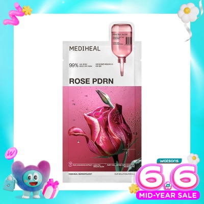 MEDIHEAL - Rose PDRN Healthy Glow Essential Mask 24ml