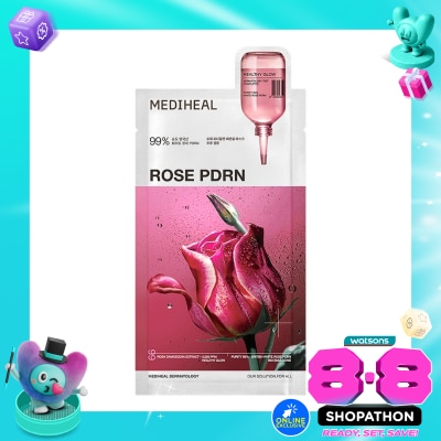 MEDIHEAL - Rose PDRN Healthy Glow Essential Mask 24ml image