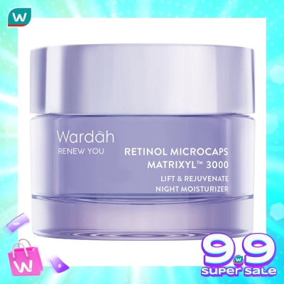 WARDAH Wardah Renew You Retinol Microcaps Matrixyl™️ 3000 Lift & Rejuvenate Night Moisturizer 30g