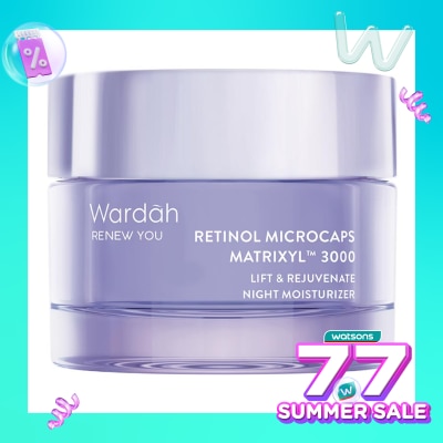 WARDAH Wardah Renew You Retinol Microcaps Matrixyl™? 3000 Lift & Rejuvenate Night Moisturizer 30g