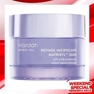 WARDAH Wardah Renew You Retinol Microcaps Matrixyl™️ 3000 Lift & Rejuvenate Night Moisturizer 30g
