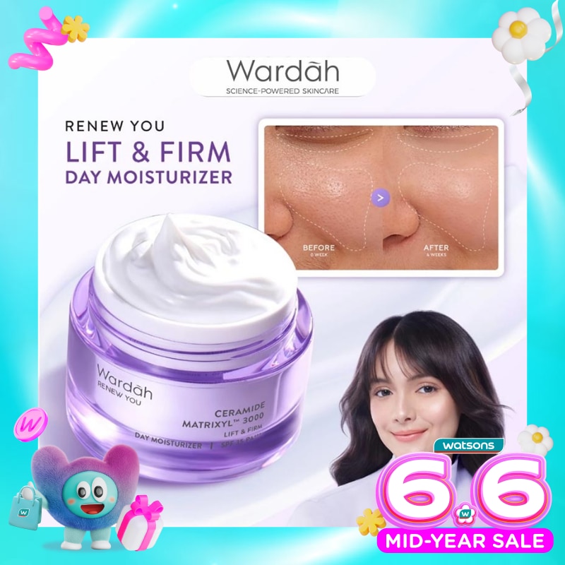 Wardah Renew You Ceramide Martrixyl™? 3000 Lift & Firm SPF35 PA+++ Day Moisturizer 30g