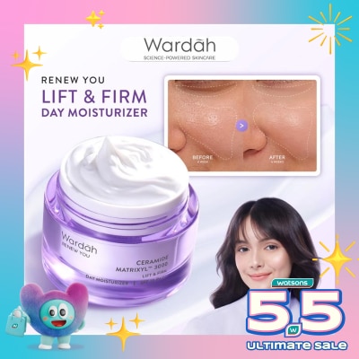 WARDAH - Wardah Renew You Ceramide Martrixyl™️ 3000 Lift & Firm SPF35 PA+++ Day Moisturizer 30g