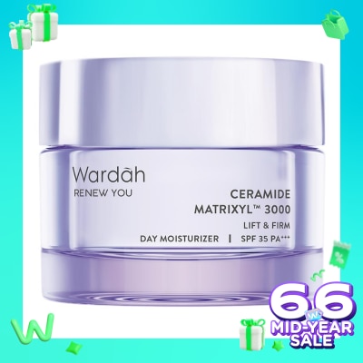 WARDAH Wardah Renew You Ceramide Martrixyl™? 3000 Lift & Firm SPF35 PA+++ Day Moisturizer 30g