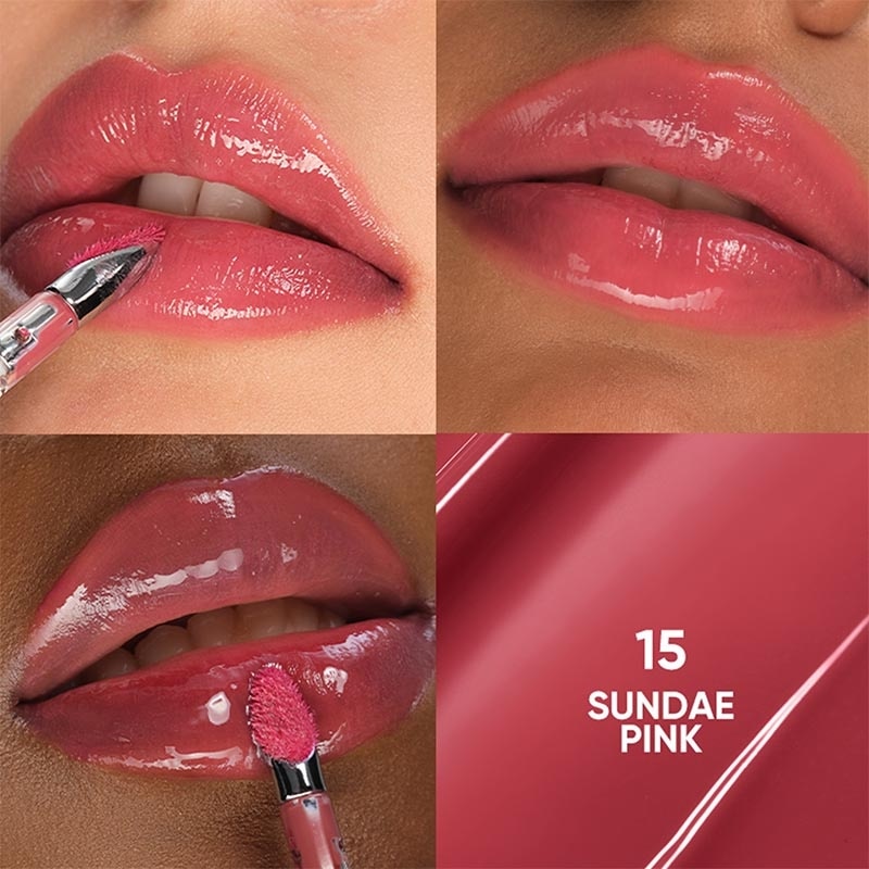 Liptint Gloss Besi 15 Sundae Pink 2.4 g