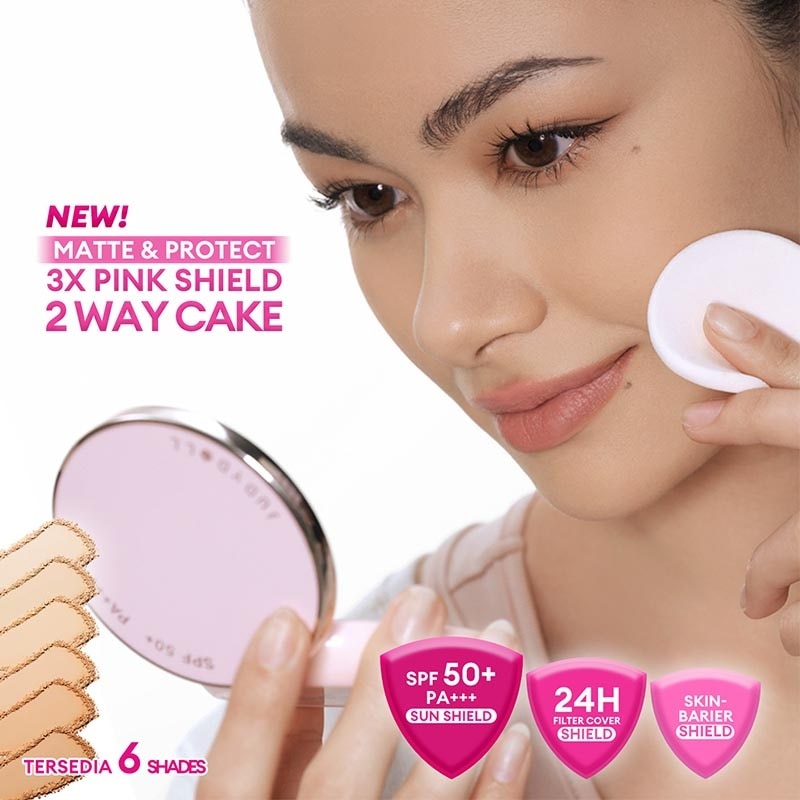 Triple Pink Shield Two Way Cake Beige 4.5g