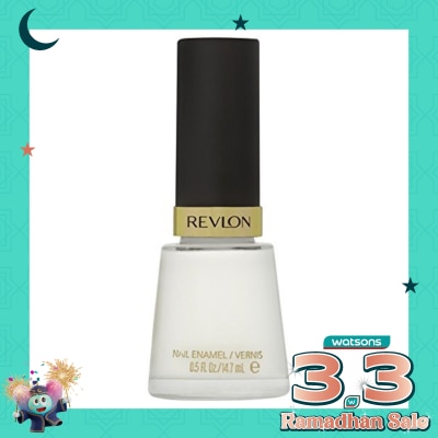 REVLON Nail Enamel White On White