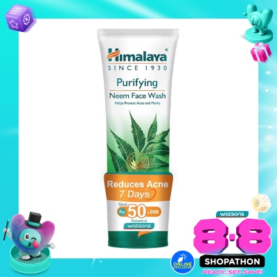 HIMALAYA - Exclusive Value Pack Purifying Neem Face Wash & Mask 100ml dan 50ml image