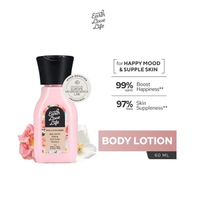 EARTH LOVE LIFE Bulgarian Rose & East Nusa Vanilla Body Lotion Serum 60ml