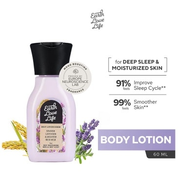 EARTH LOVE LIFE - Spanish Lavender & Javanese Rice Milk Body Lotion Serum 60ml image