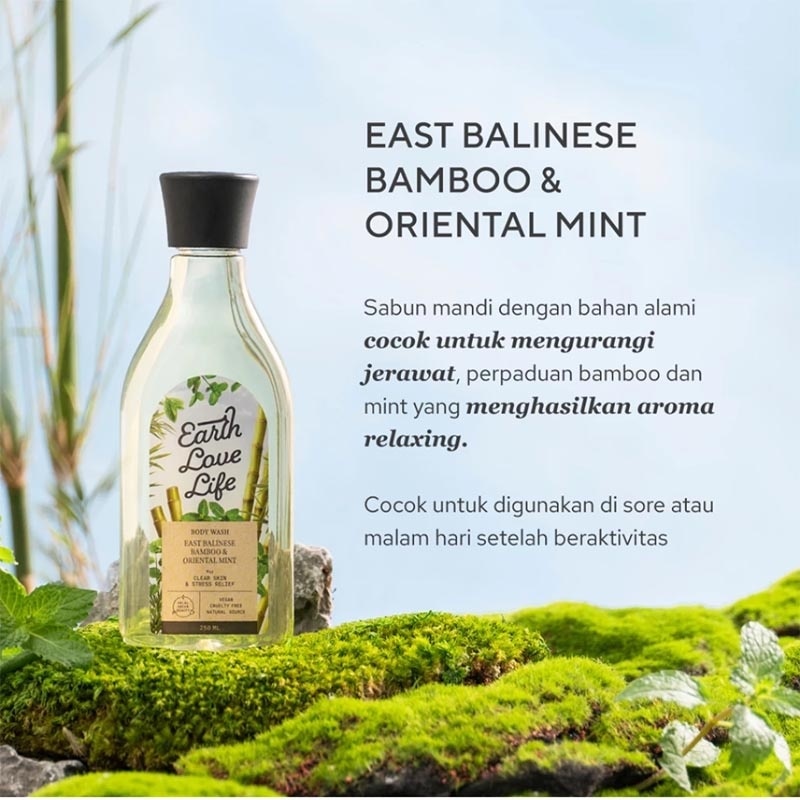 East Balinese Bamboo & Oriental Mint Body Wash 60ml