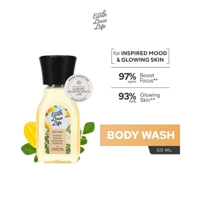 EARTH LOVE LIFE Javanese Moringa & Balinese Starfruit Body Wash 60ml