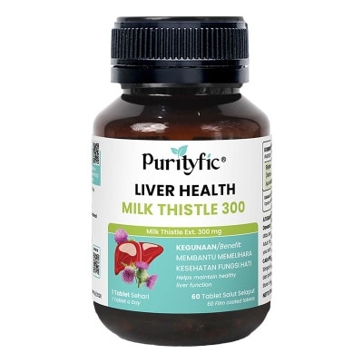 PURITYFIC Liver Health Milk Thistle 300 Tablet 60'S