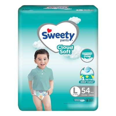 SWEETY Silver Pants L 54'S