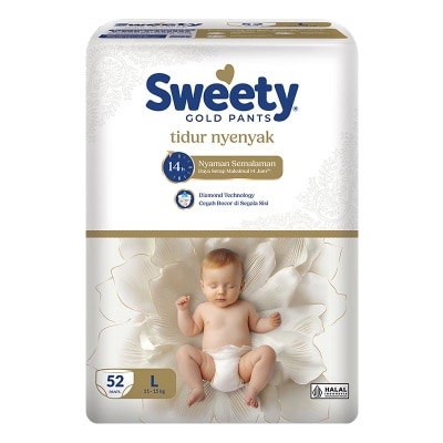 SWEETY Gold Pants Tidur L 52'S