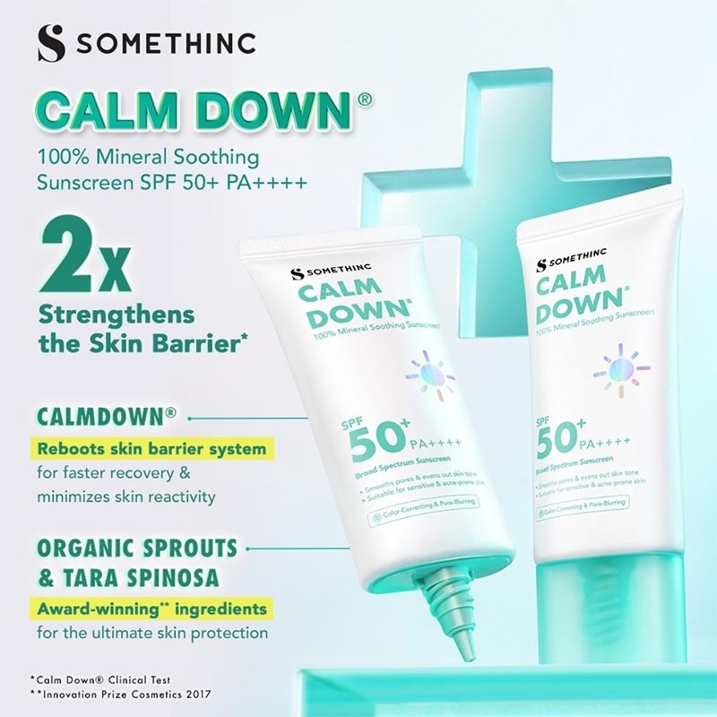 Calm Down® 100% Mineral Soothing Sunscreen SPF 50+ PA++++ 50 ml