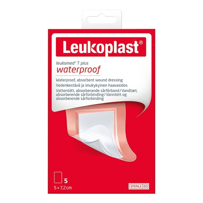 Leukomed T Plus Waterproof 5X7.2cm 5'S