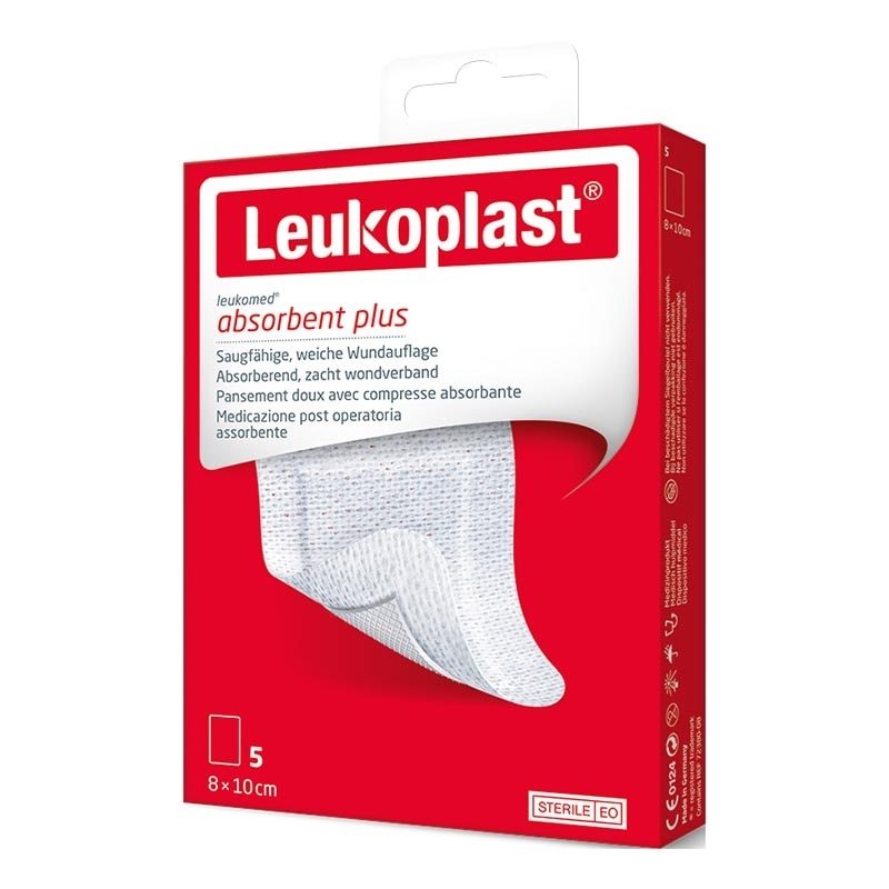 Leukomed Absorbent plus 8X10cm 5'S