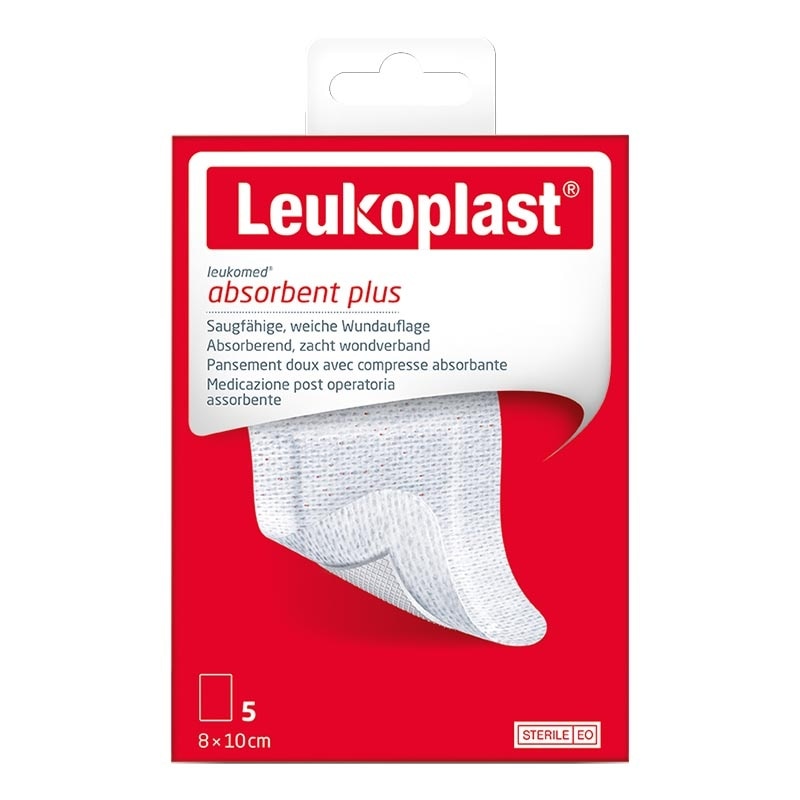 Leukomed Absorbent plus 8X10cm 5'S