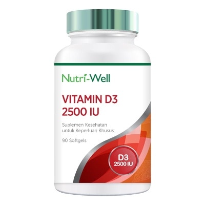 NUTRIWELL - Vitamin D3 2500IU Softgel 90'S
