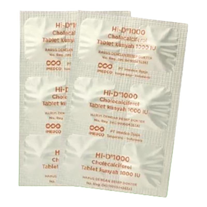 Hi-D 1000 IU Tablet Kunyah 30'S