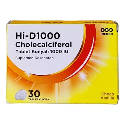 IMEDCO Hi-D 1000 IU Tablet Kunyah 30'S