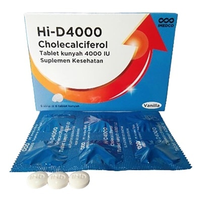 IMEDCO Hi-D 4000 Tablet Kunyah 30'S