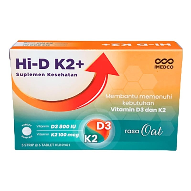 Hi-D K2+ Tablet Kunyah 30'S