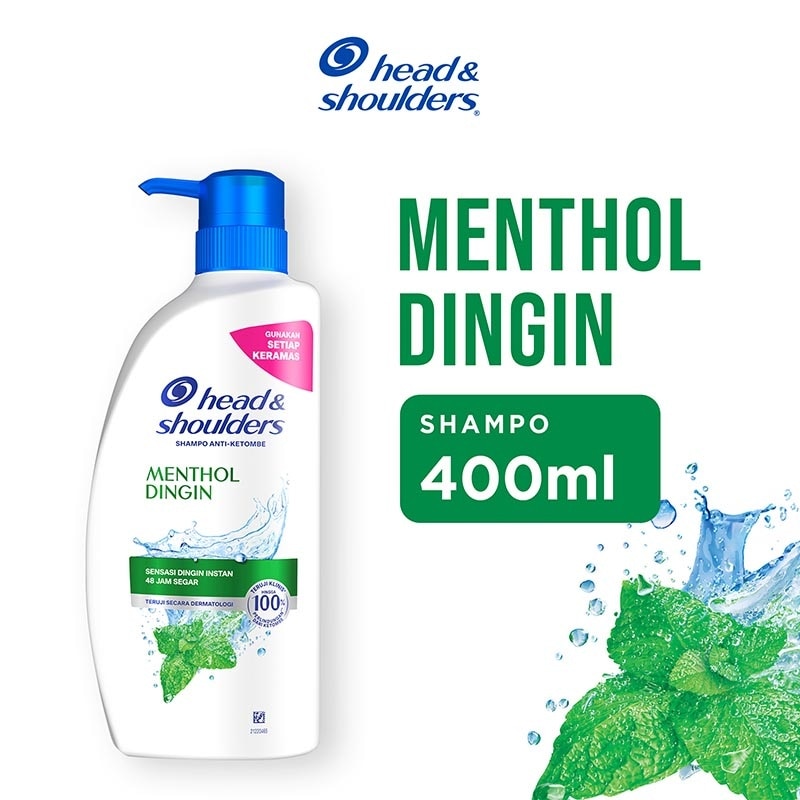 Shampoo Anti Ketombe Cool Menthol Perawatan Rambut 400ml