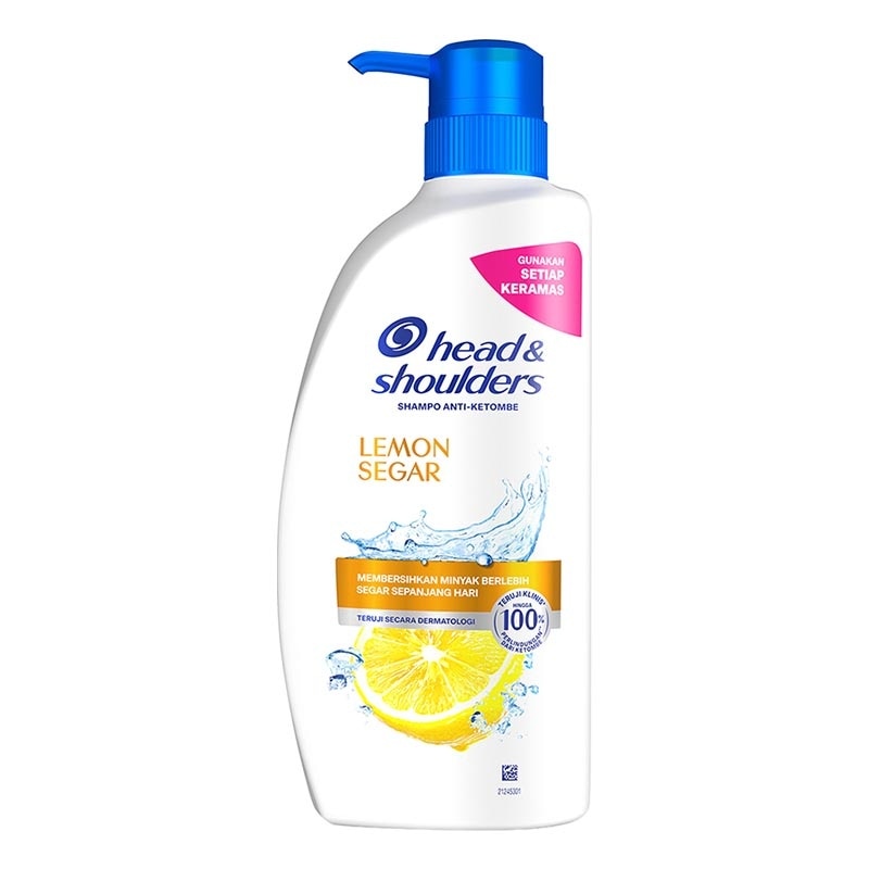 Shampoo Anti Ketombe Lemon Segar Perawatan Rambut 400ml
