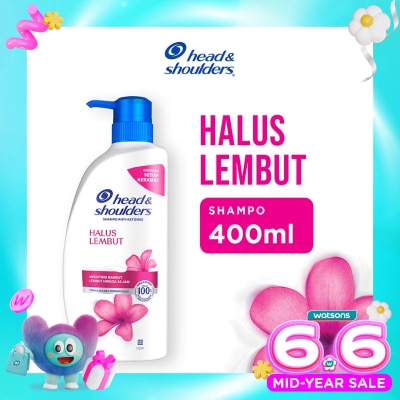 HEAD & SHOULDER - Shampoo Anti Ketombe Selembut Sutera Perawatan Rambut 400ml