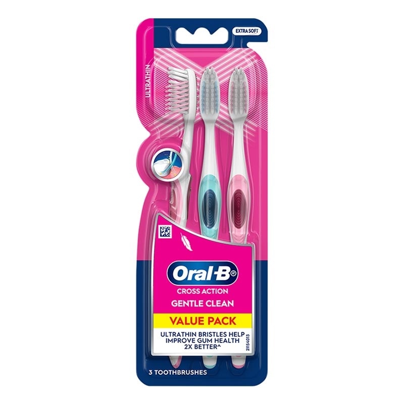 Sikat Gigi Cross Action Ultra Thin 3'S