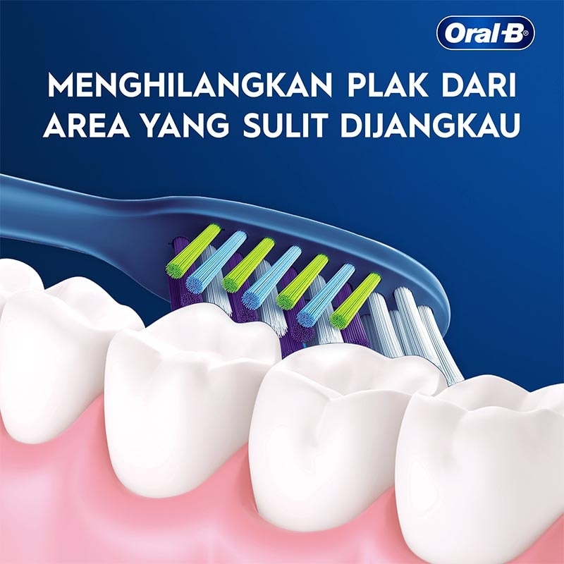 Sikat Gigi Cross Action Anti Plak Deep Clean 3'S