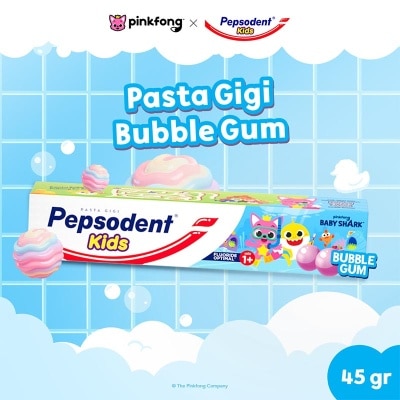 Pepsodent - Pasta Gigi Kids Bubblegum 45g