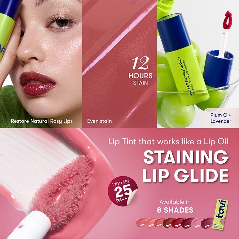 Gel to Oil Staining Lip Glide Butterfly Pea 4 g