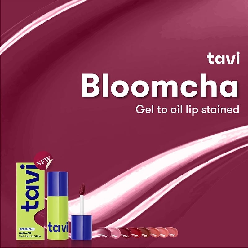 Gel to Oil Staining Lip Glide Bloomcha 4 g