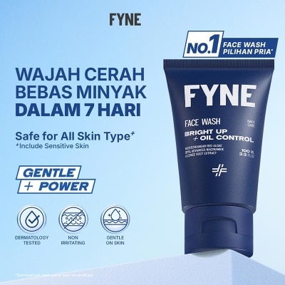FYNE Bright Up + Oil Control Face Wash 100ml image