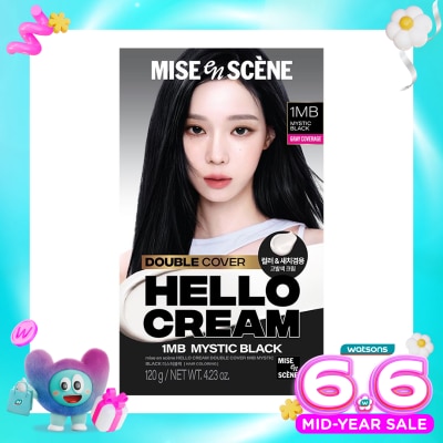 MISE EN SCENE - Hello Cream Double Cover 1MB Mystic Black 120g